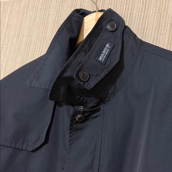 WOOLRICH Navy Blue Men's Jacket Polyester windbreaker Bomber Size:M - Picture 2 of 7